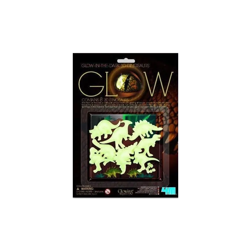 Dinozauri, kas spīd tumsā 4M Glow Dinosaur