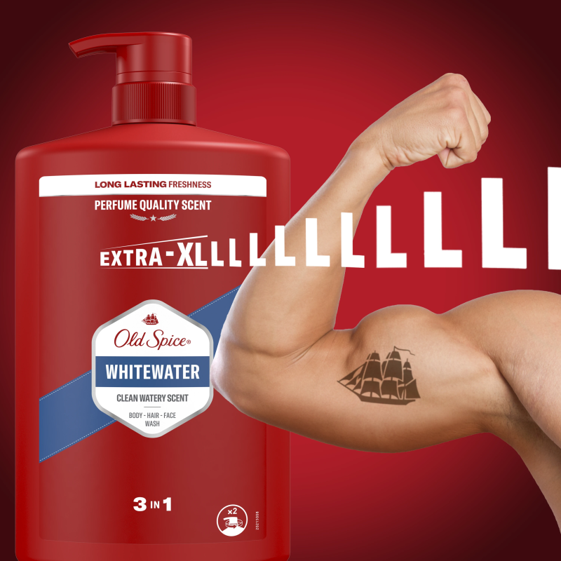 OLD SPICE Dušas želeja Whitewater 1000ml