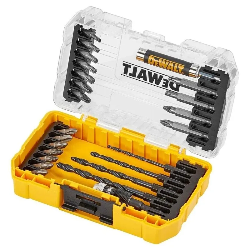 Uzgaļu un urbju komplekts Dewalt, 25 gab.