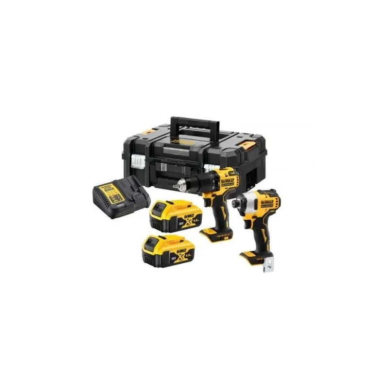Akumuliatorinių įrankių komplektas DeWALT DCK2062M2T 18V 2x4.0Ah