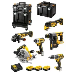 Instrumentu komplekts akumulatora dewalt dck685p3t-qw 3x5ah