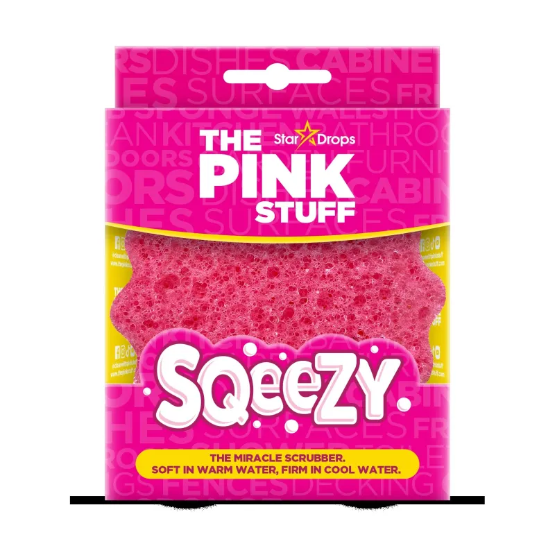 Tīrīšanas sūklis The Pink Stuff, rozā