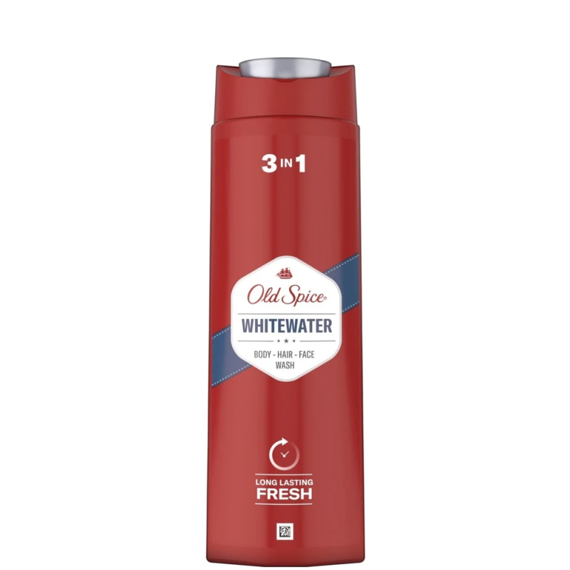 OLD SPICE 3in1 Whitewater šampūns un dušas želeja 400ml
