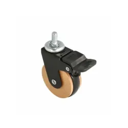 Castor 62mm hadrian wood-black w break