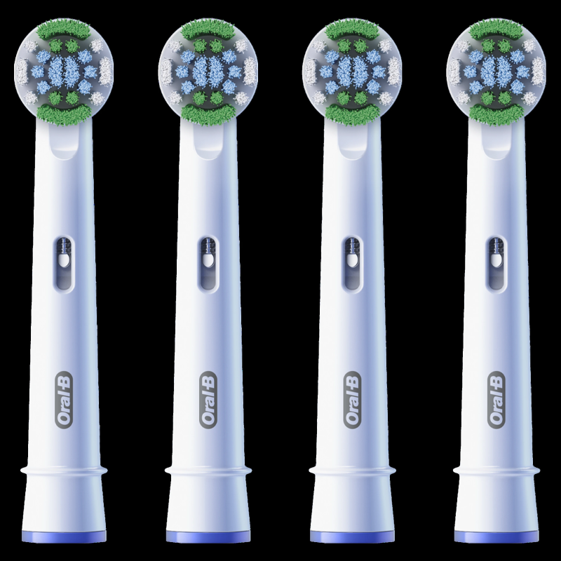 Oral-B EB20-4 Precision Clean Pro Zobu Birstes Uzgaļi, 4 Gab