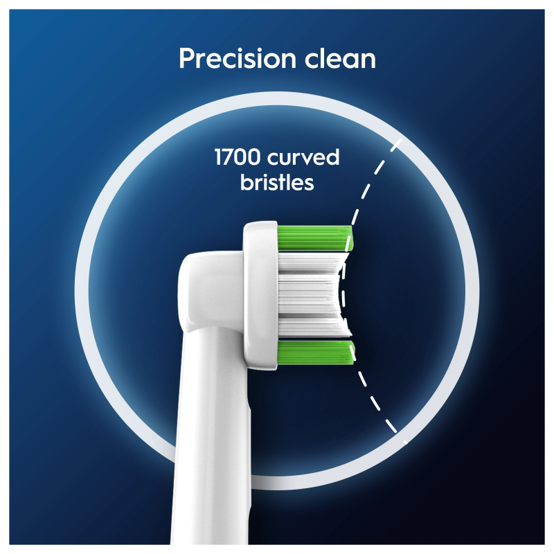 Oral-B EB20-2 Precision Clean Pro Zobu Birstes Uzgaļi, 2 gab