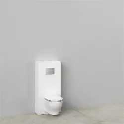 Vonios kambario spintelė Cersanit Atrato, balta sp., 22.2 cm x 56 cm x 120.5 cm