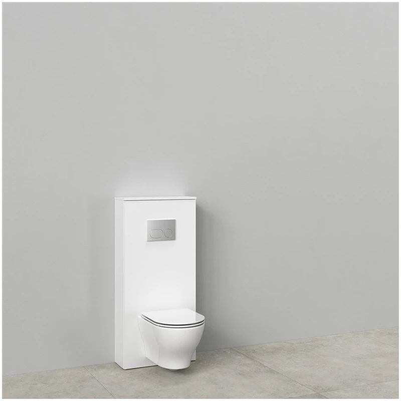 Skapis wc rāmim atrato balts