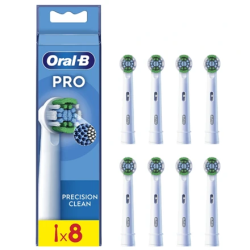 Oral-B EB20-8 Precision Clean Pro Zobu Birstes Uzgaļi, 8 Gab