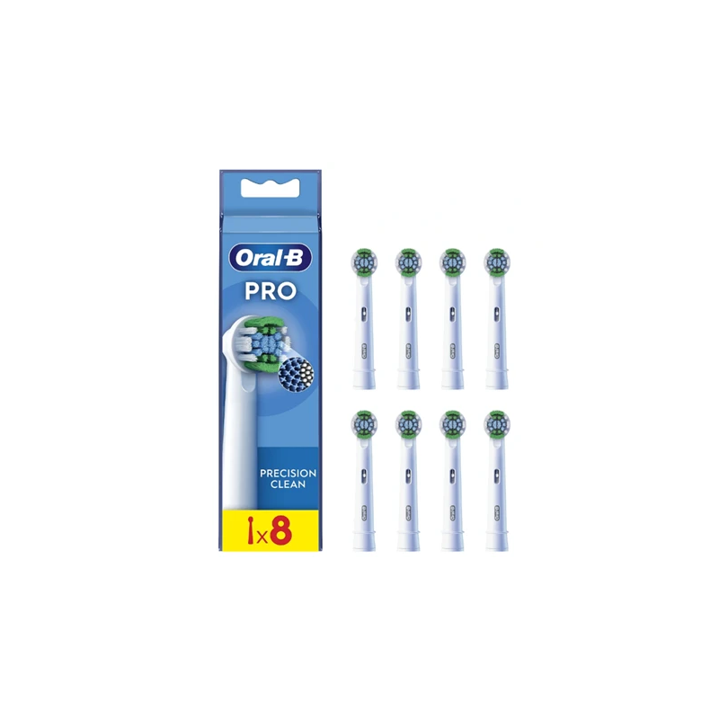 Oral-B EB20-8 Precision Clean Pro Zobu Birstes Uzgaļi, 8 Gab