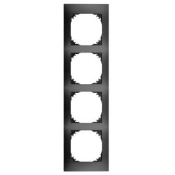 Rāmītis vetra 4 vietas melns