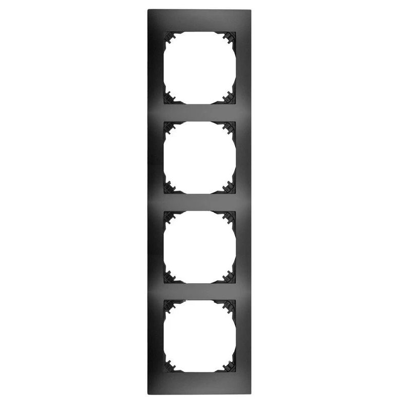 Rāmītis vetra 4 vietas melns