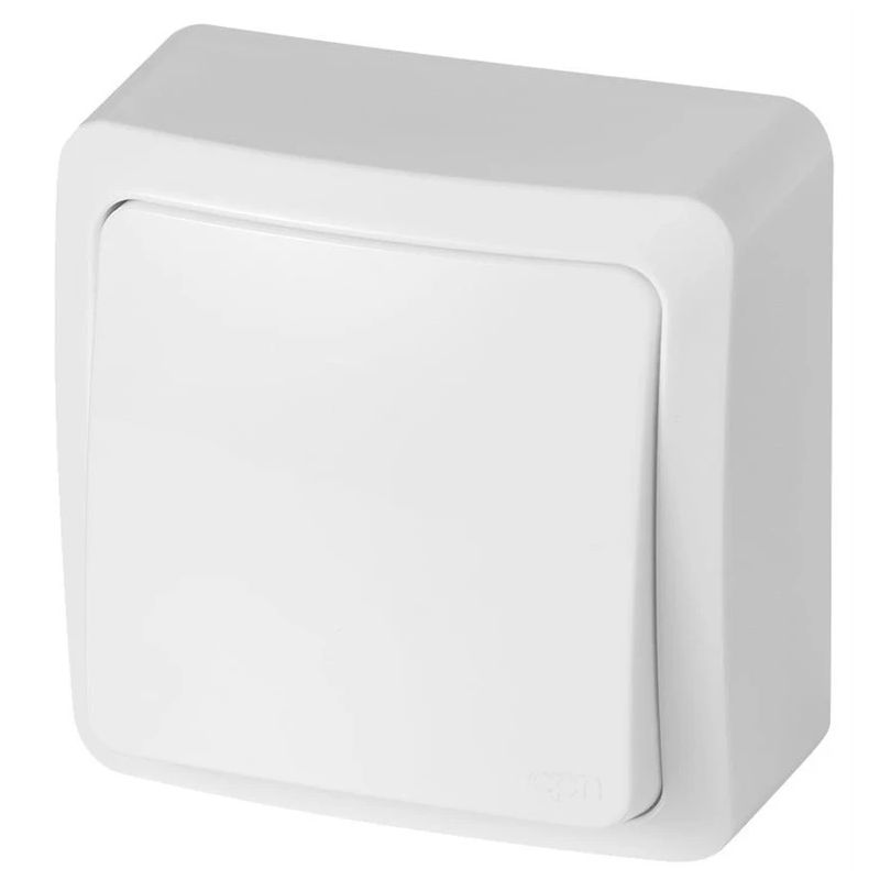 Pārslēgi Elektroplast. 1 kl. balta