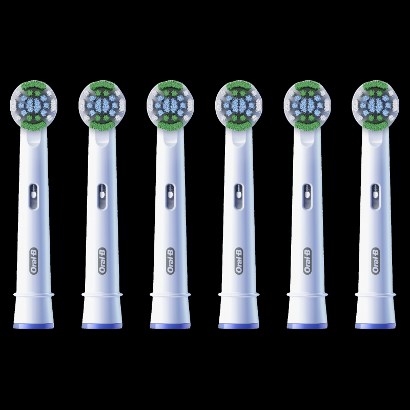 Oral-B EB20-6 Precision Clean Pro Zobu Birstes Uzgaļi, 6 Gab