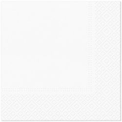 Salvetes. 330 mm x 330 mm. balta. 20 gab.