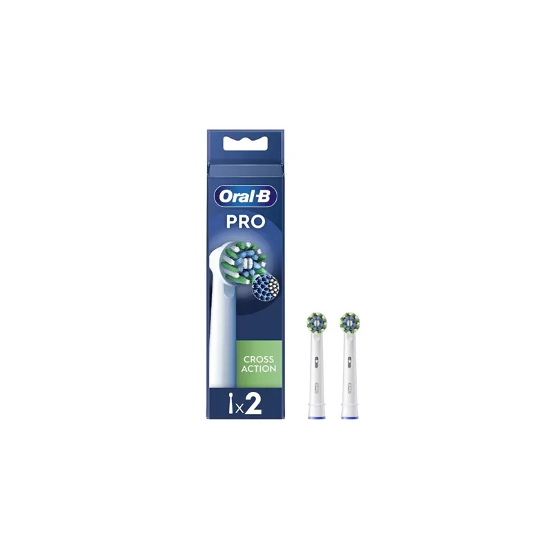 Oral-B EB50-2 Cross Action Pro Zobu Birstes Uzgaļi, 2 gab