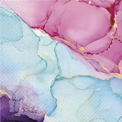 Pabersalvrätikud PAW, 33 cm x 33 cm, mitmevärviline, 20 tk