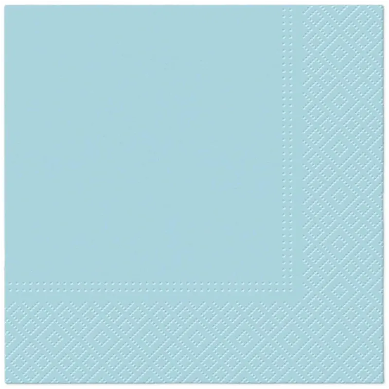 Papīra salvetes PAW, 33 cm x 33 cm, zila krās., 20 gab.