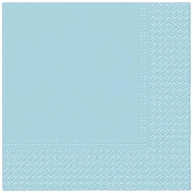 Salvetes. 330 mm x 330 mm. zila. 20 gab.