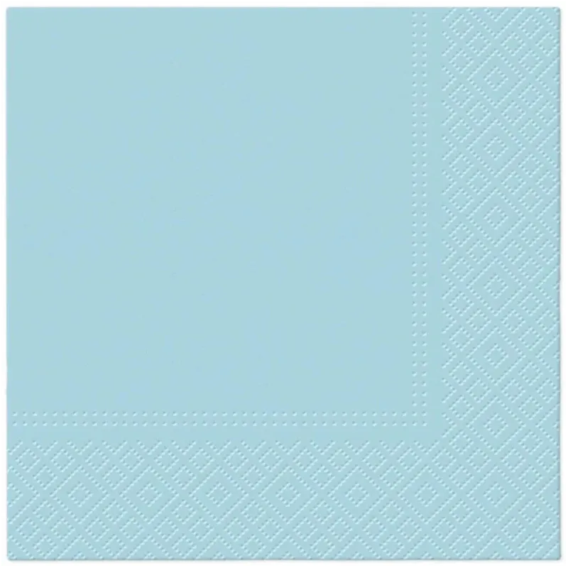 Papīra salvetes PAW, 33 cm x 33 cm, zila krās., 20 gab.