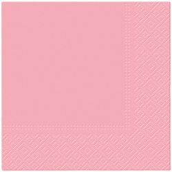 Salvetes. 330 mm x 330 mm. rozā. 20 gab.