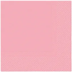 Popierinės servetėlės PAW, 33 cm x 33 cm, rožinė sp., 20 vnt.