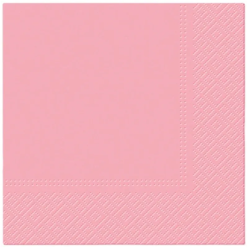 Papīra salvetes PAW, 33 cm x 33 cm, rozā krās., 20 gab.
