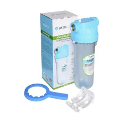 Antibakterinis vandens filtro korpusas, viengubas USTM Emi-Protect, 10 