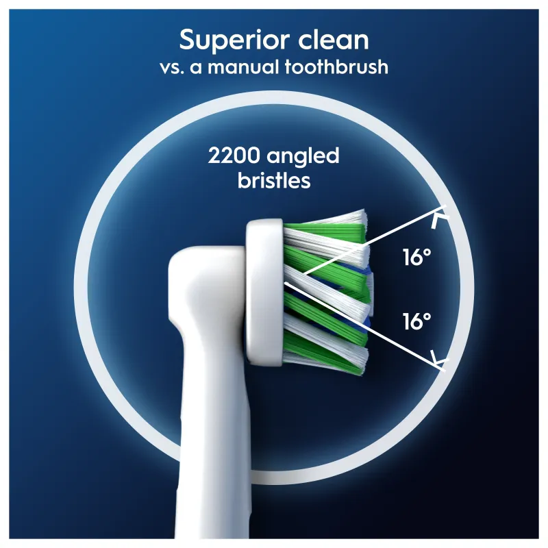 Oral-B EB50-4 Cross Action Pro Zobu Birstes Uzgaļi, 4 Gab