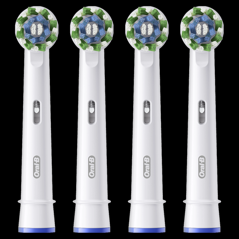 Oral-B EB50-4 Cross Action Pro Zobu Birstes Uzgaļi, 4 Gab