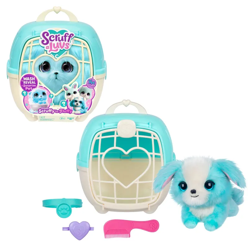 Interaktīva rotaļlieta Scruff-a-Luvs Pet Scruffs Blue G0728, 22 cm, ,krāsa-dizains tiek izvēlēts nejauši,