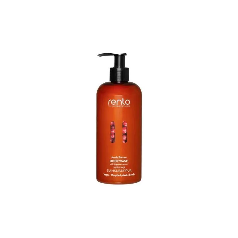 Ķermeņa ādu attīrošs līdzeklis Rento Arctic Berries, 400 ml