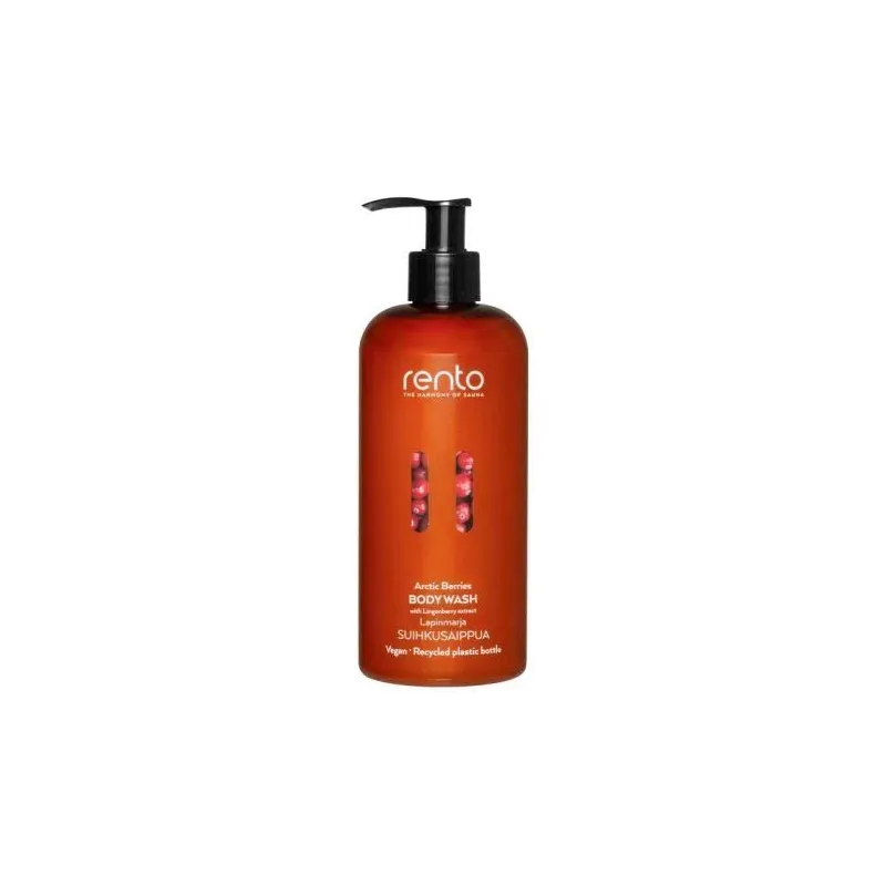 Ķermeņa ādu attīrošs līdzeklis Rento Arctic Berries, 400 ml