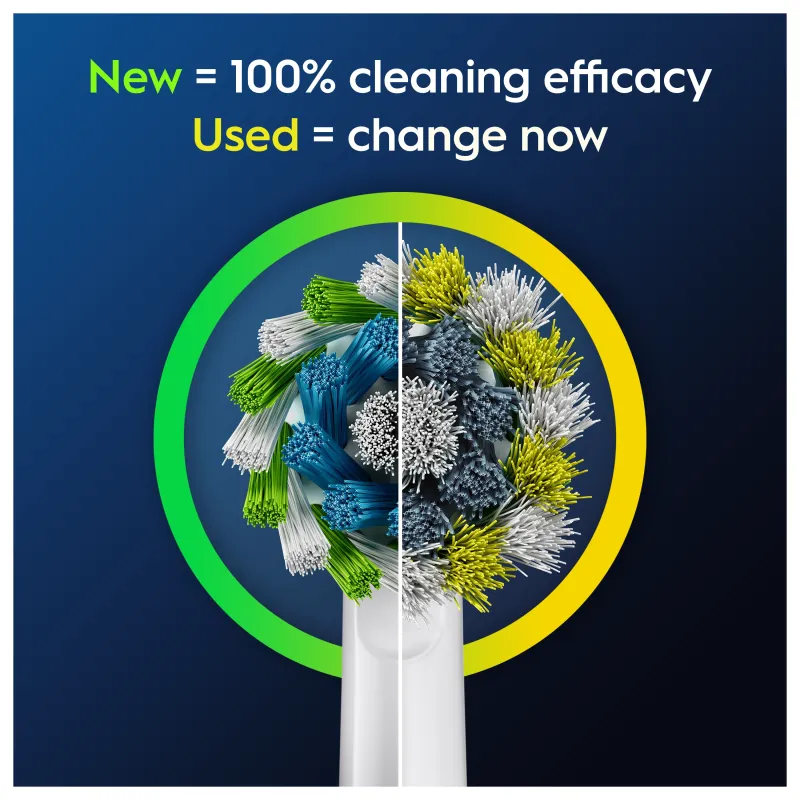 Oral-B EB50-6 Cross Action Pro Zobu Birstes Uzgaļi, 6 Gab