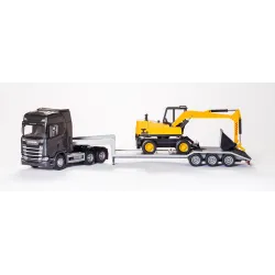 EMEK Scania S must laadur koos ekskavaatoriga, skaala 1:25, 98 cm