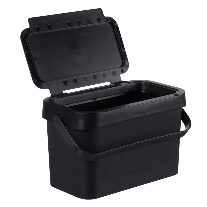 Bio atkritumu tvertne, 5L l, melna