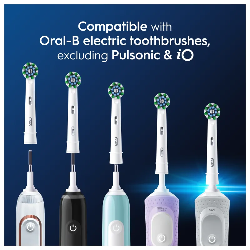 Oral-B EB50-6 Cross Action Pro Zobu Birstes Uzgaļi, 6 Gab