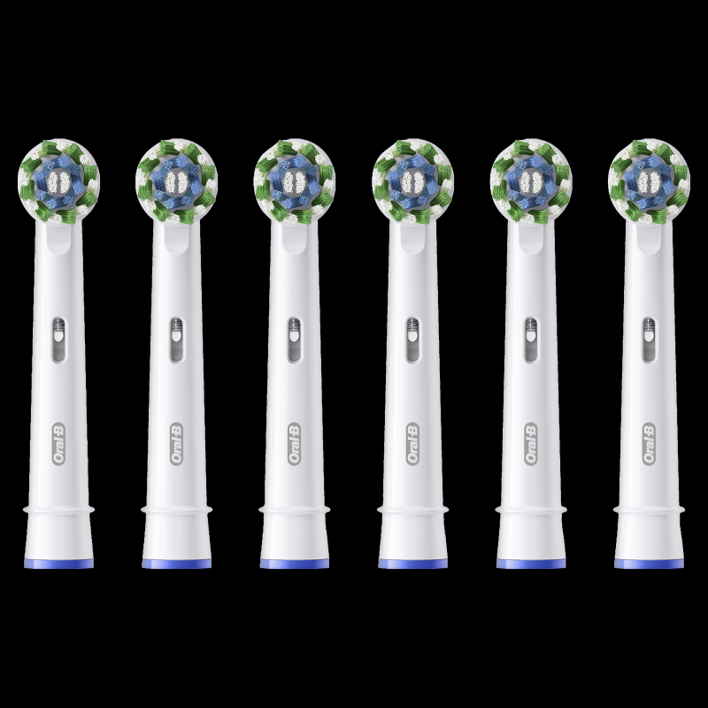 Oral-B EB50-6 Cross Action Pro Zobu Birstes Uzgaļi, 6 Gab