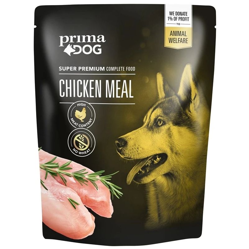 Wet dog food chicken meal 600 g