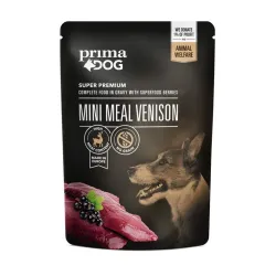 Dog food mini meal venison 85g