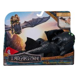 DRAGONS Plīša rotaļlieta Toothless, 30 cm