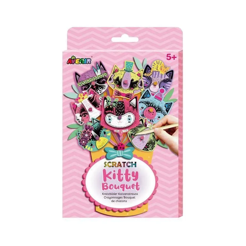 AVENIR Scratch Kitty Bouquet