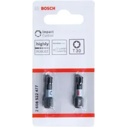 Kruvikeeraja otsikud Bosch 2608522477, T30, 25 mm