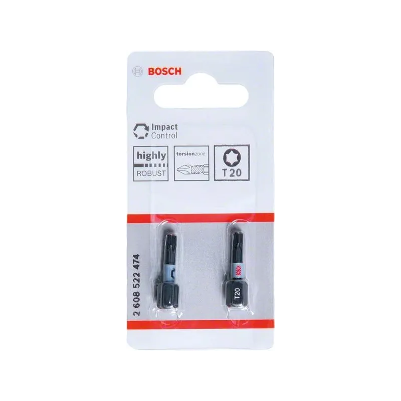 Twist uzgalis Bosch 2608522474, T20, 25 mm