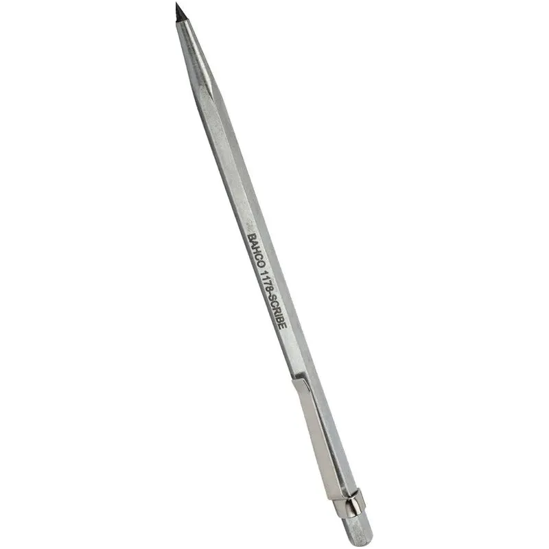 Aizzīmēšanas adata Bahco Tungsten Carbide Fixed Point Scriber, 15 cm, sudraba krās.
