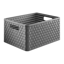 Daiktadėžė, transportavimui-įrankiams-daiktų saugojimo Rotho 1115308853, 18 l, antracito sp., 36.8 x 27.8 x 19.1 cm