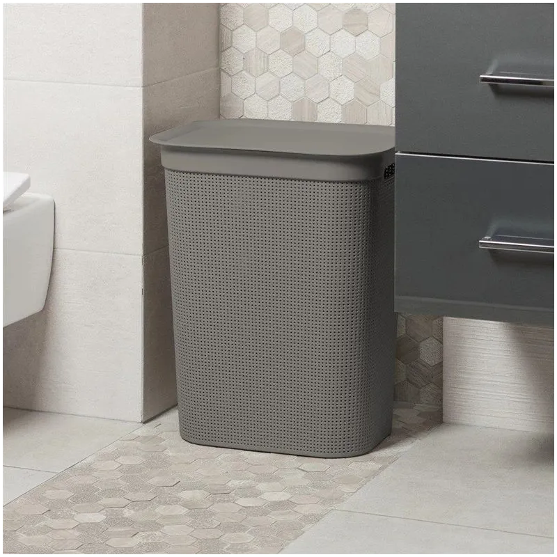 Veļas kaste Rotho 1023507422, 50 l, gaiši brūna, 43.1 cm x 34 cm