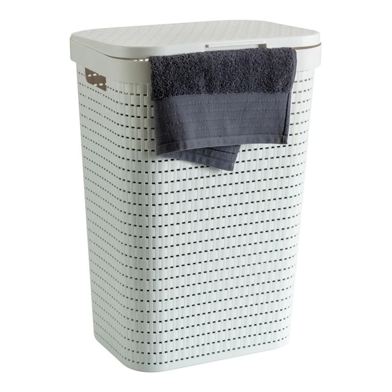 Veļas kaste rotho country balta 55 l