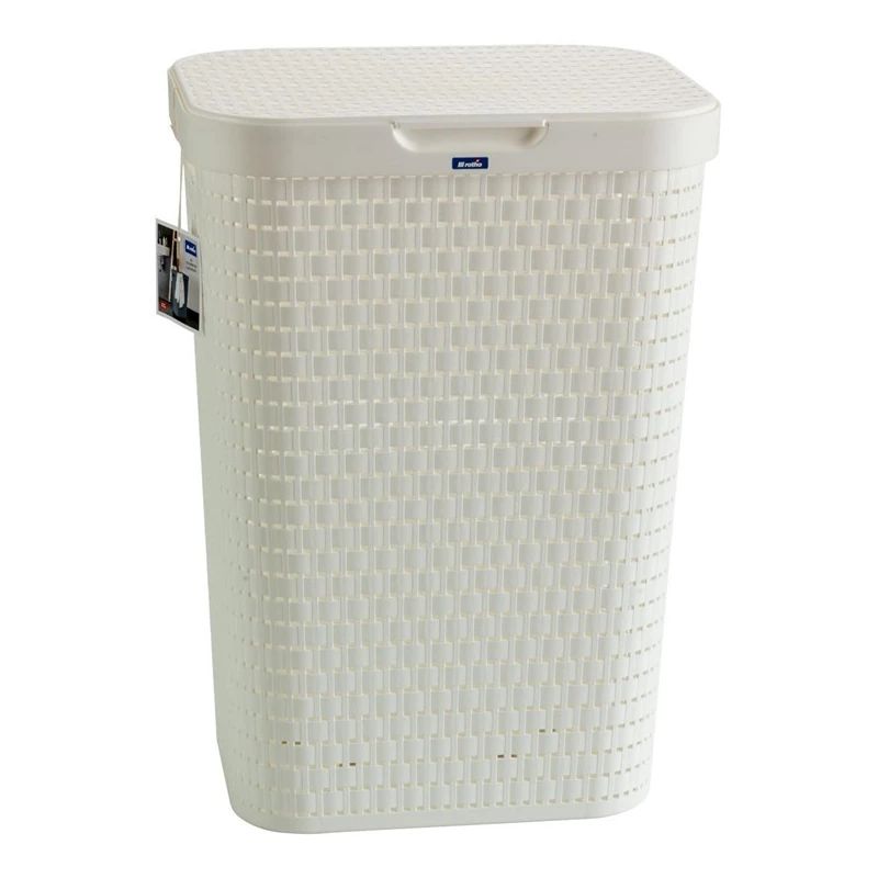 Veļas kaste rotho country balta 55 l