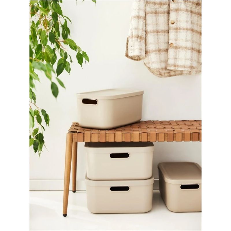 Uzglabāšanas kaste Albula. 12 l. bēša. 39.5 x 23.5 x 17.7 cm